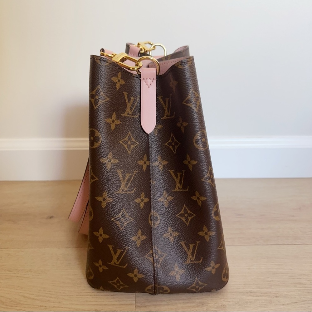Louis Vuitton NéoNoé Pink Leather Bucket Handbag - Picture 3 of 10